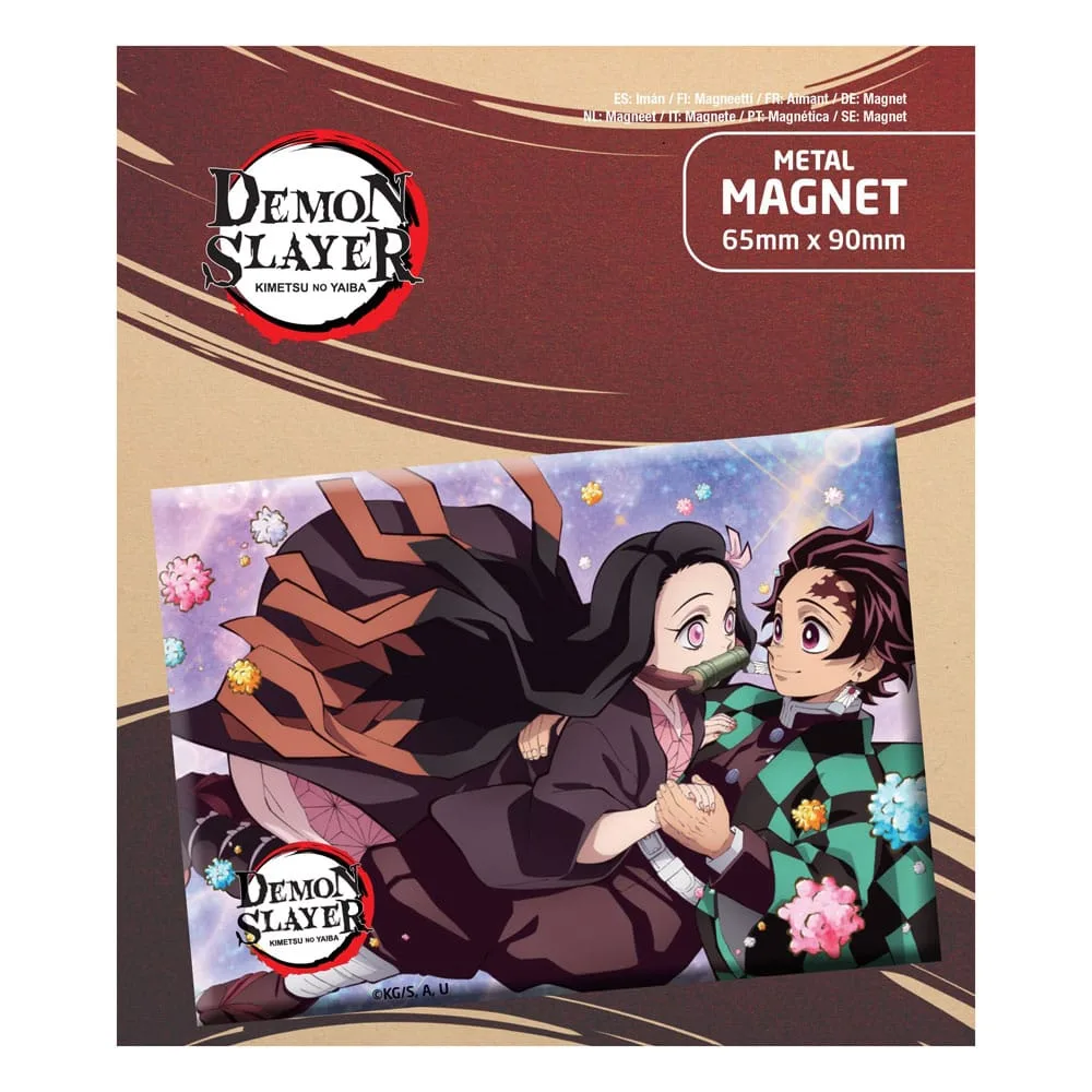 Demon Slayer Fridge Magnet – Tanjiro and Nezuko 6.5 x 9 cm