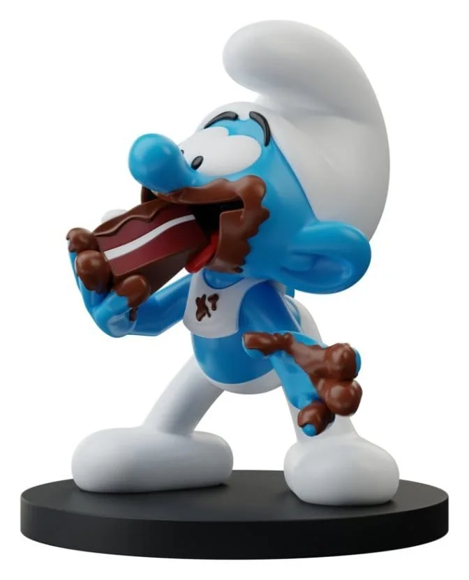 The Smurfs Statue – Greedy Smurf 10 cm