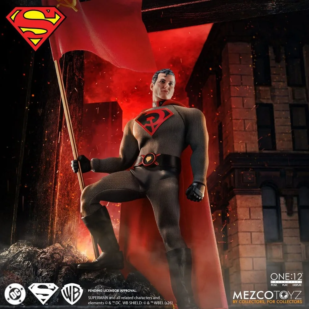 DC Comics Action Figure – One:12 Collective Superman Red Son 17 cm 4