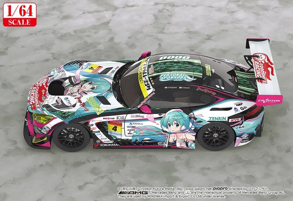 Hatsune Miku Model Car – AMG 2019 SUPER GT 1/64 7 cm 4