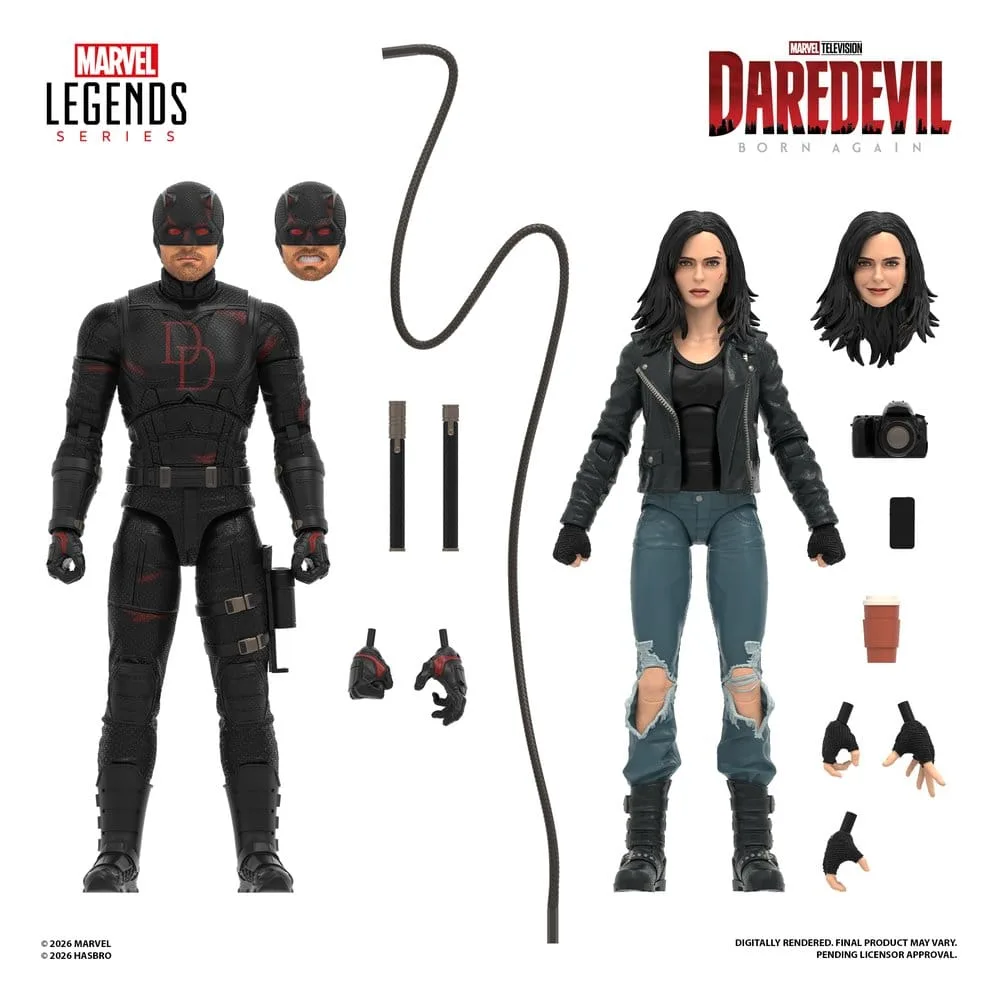 Marvel Action Figure 2-Pack – Daredevil and Jessica Jones 15 cm 4