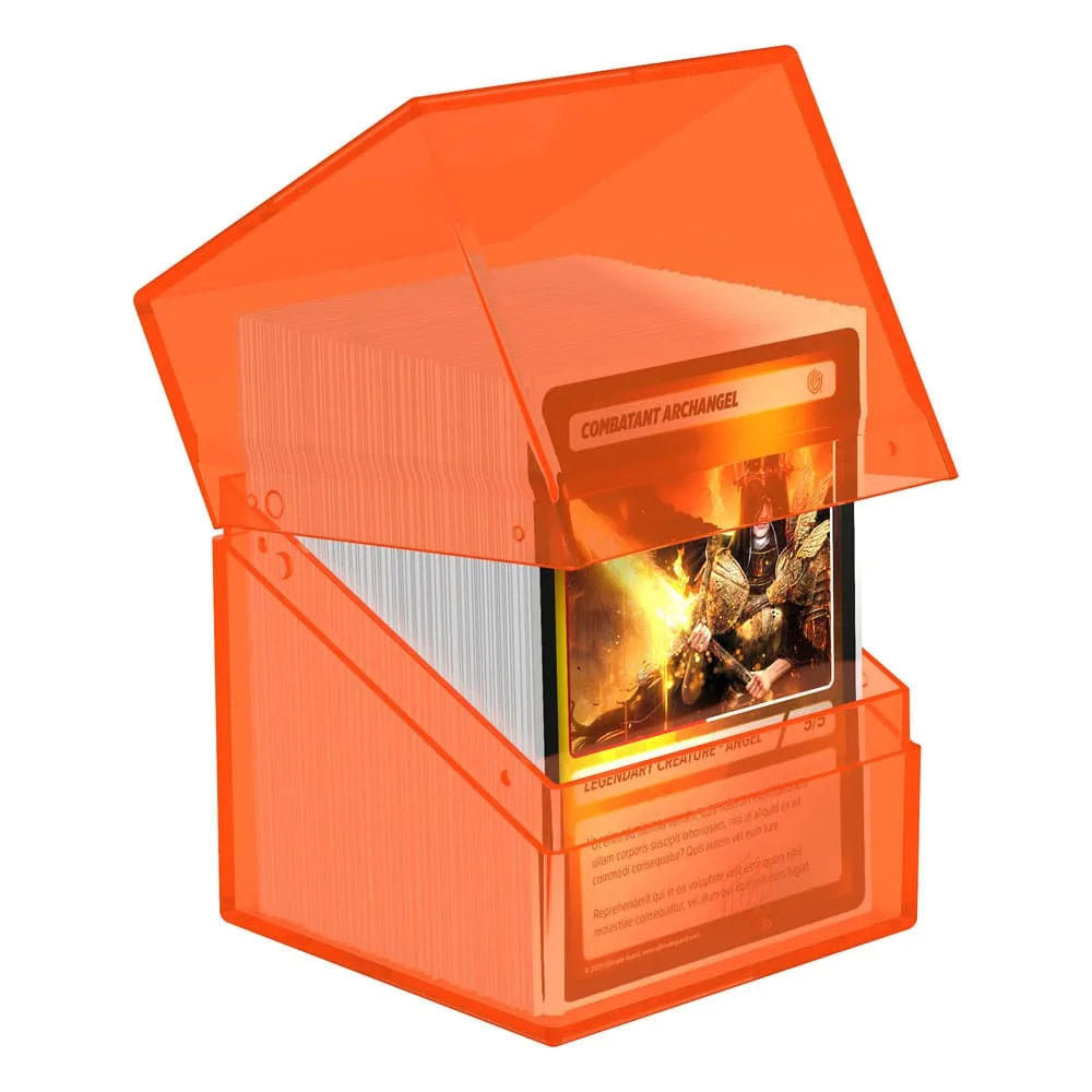 Ultimate Guard Deck Box – Boulder 100+ Clear Poppy Topaz 2