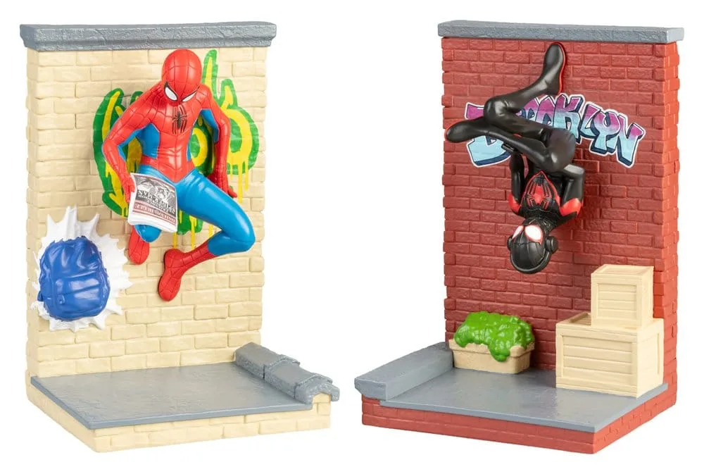 Marvel Bookends – Hand-Painted Spider-Man Set