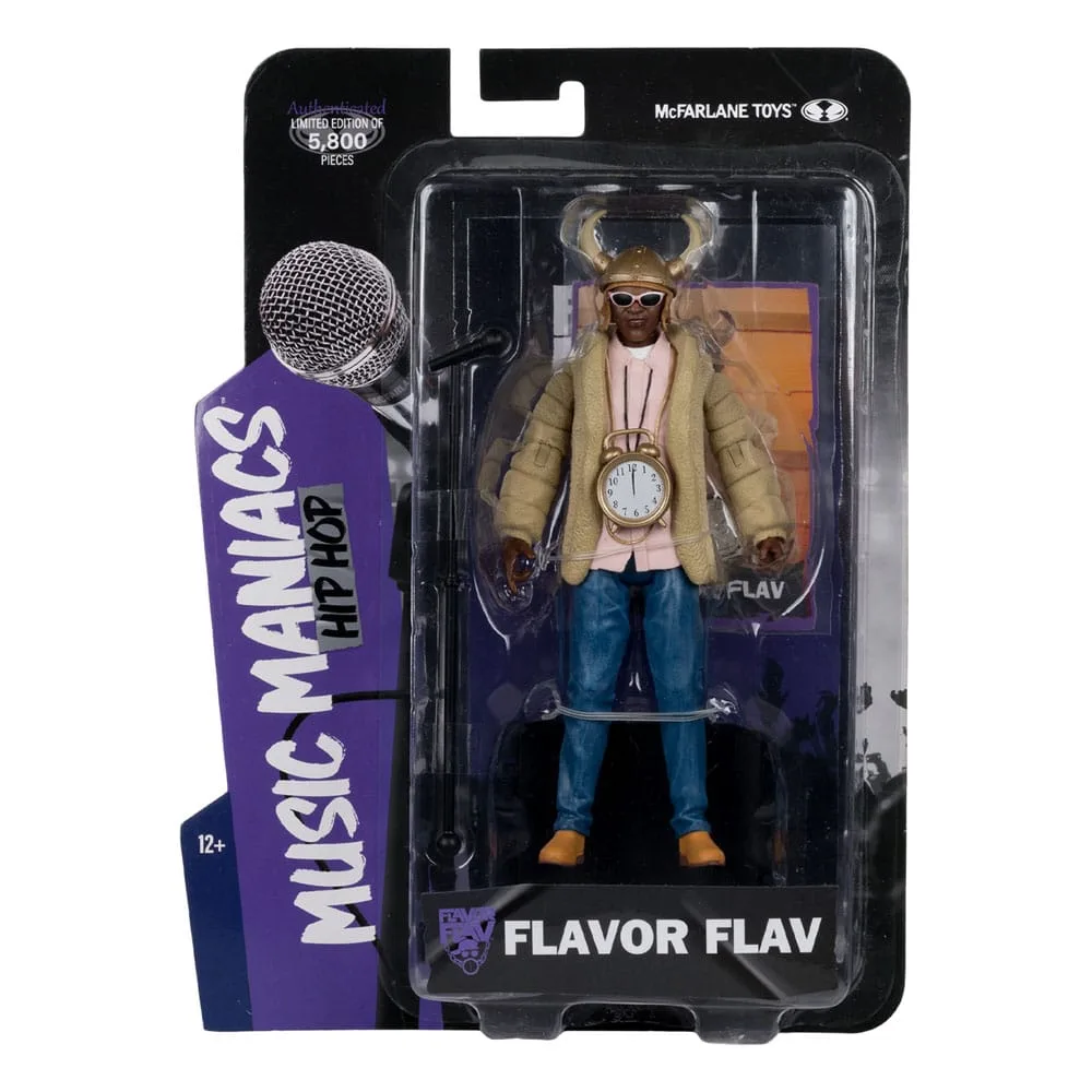 Music Maniacs Action Figure – Flavor Flav 16 cm 7