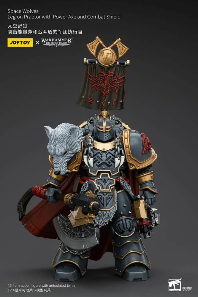 Warhammer Action Figure – Space Wolves Legion Praetor 1/18 Scale 12 cm 1