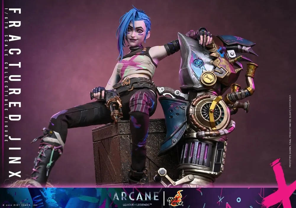 Arcane Action Figure – Fractured Jinx 1/6 28 cm 10
