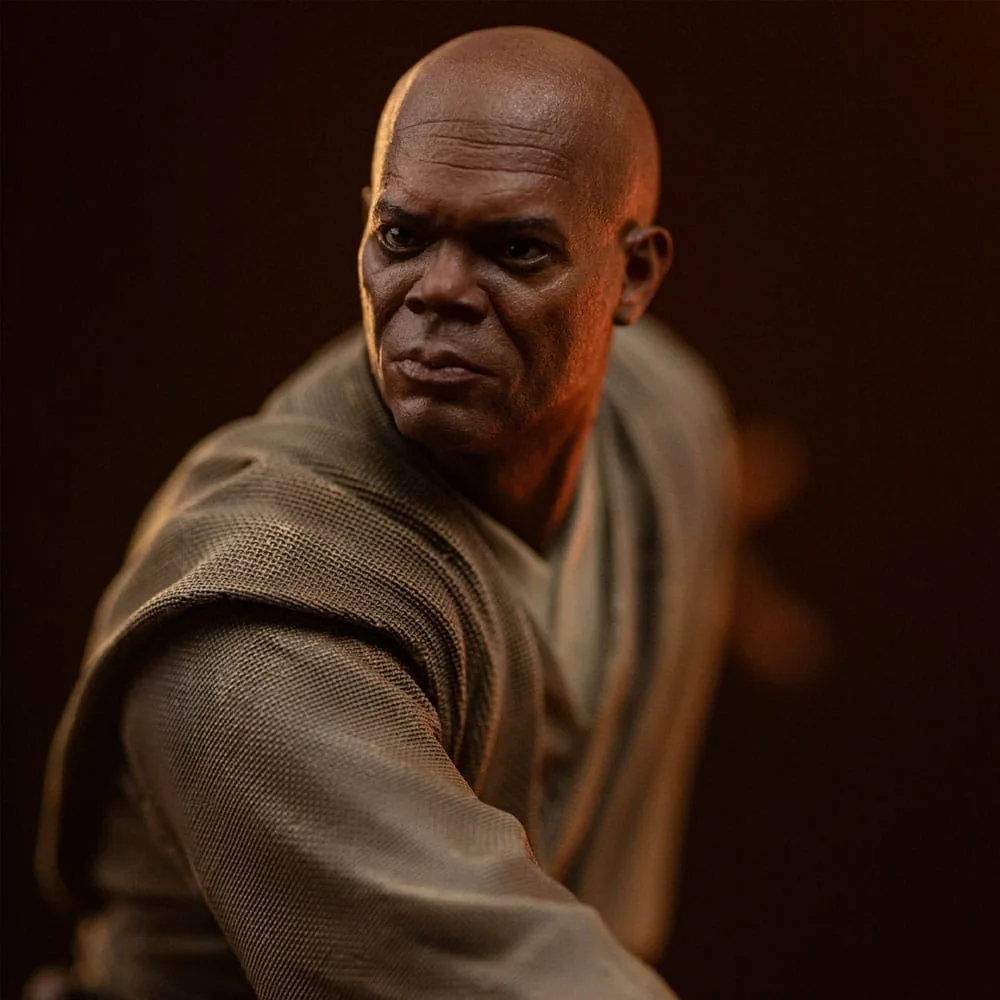 Star Wars Statue – Mace Windu Art Scale 18 cm 12