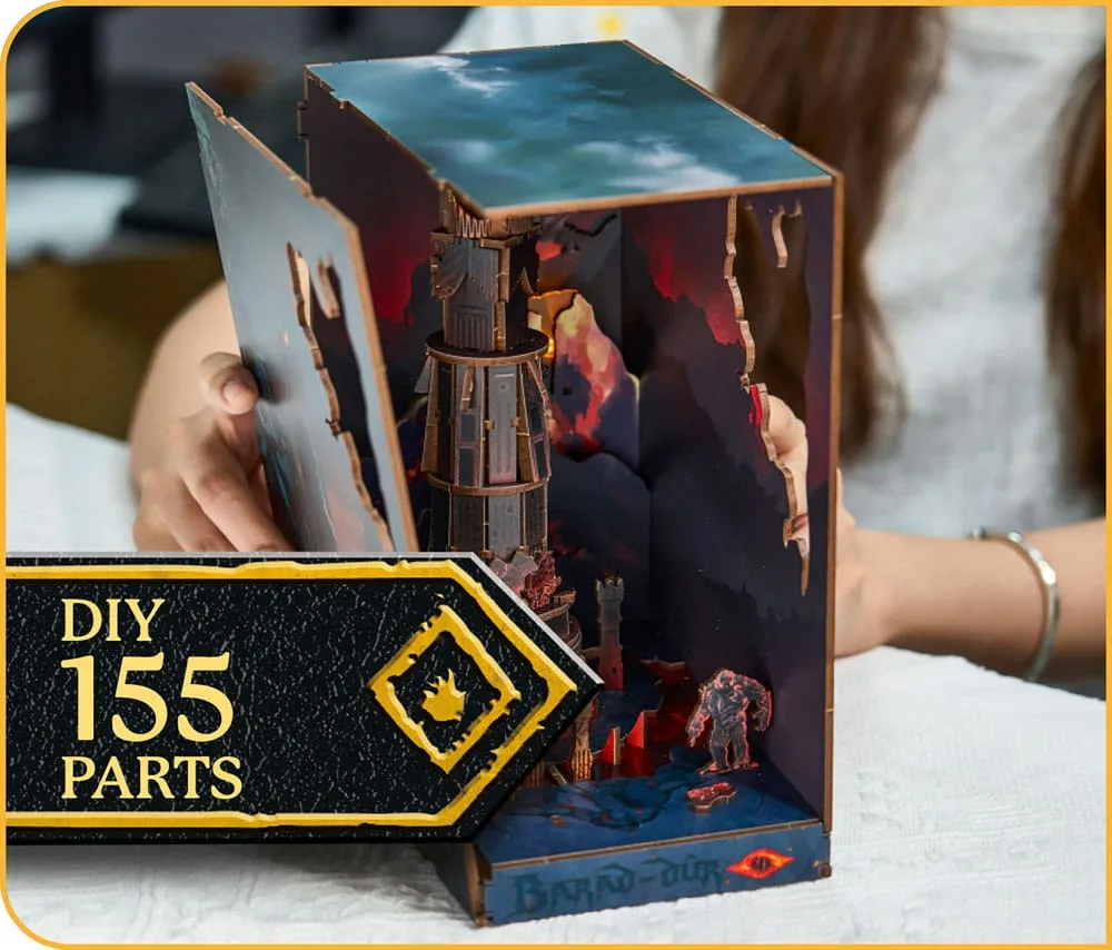Lord of the Rings Book Nook – Barad-Dûr Mini Diorama 23 cm 5