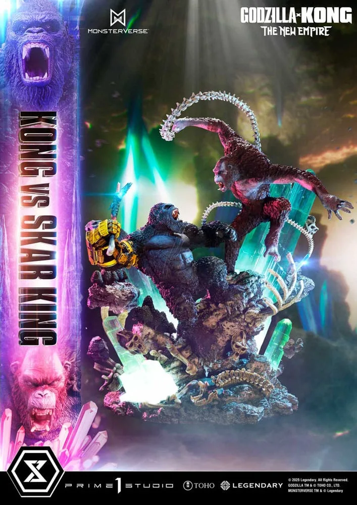 Godzilla x Kong Statue – Kong vs Skar King Bonus Version 104 cm 13