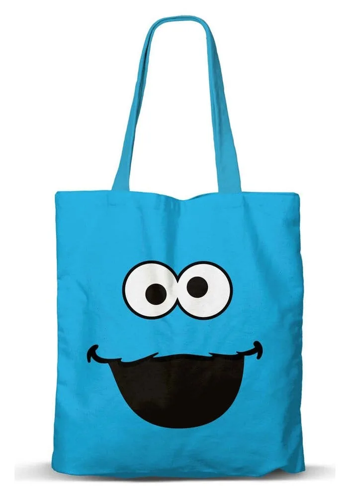 Sesame Street Shopping Bag – Cookie Monster Face 40 cm