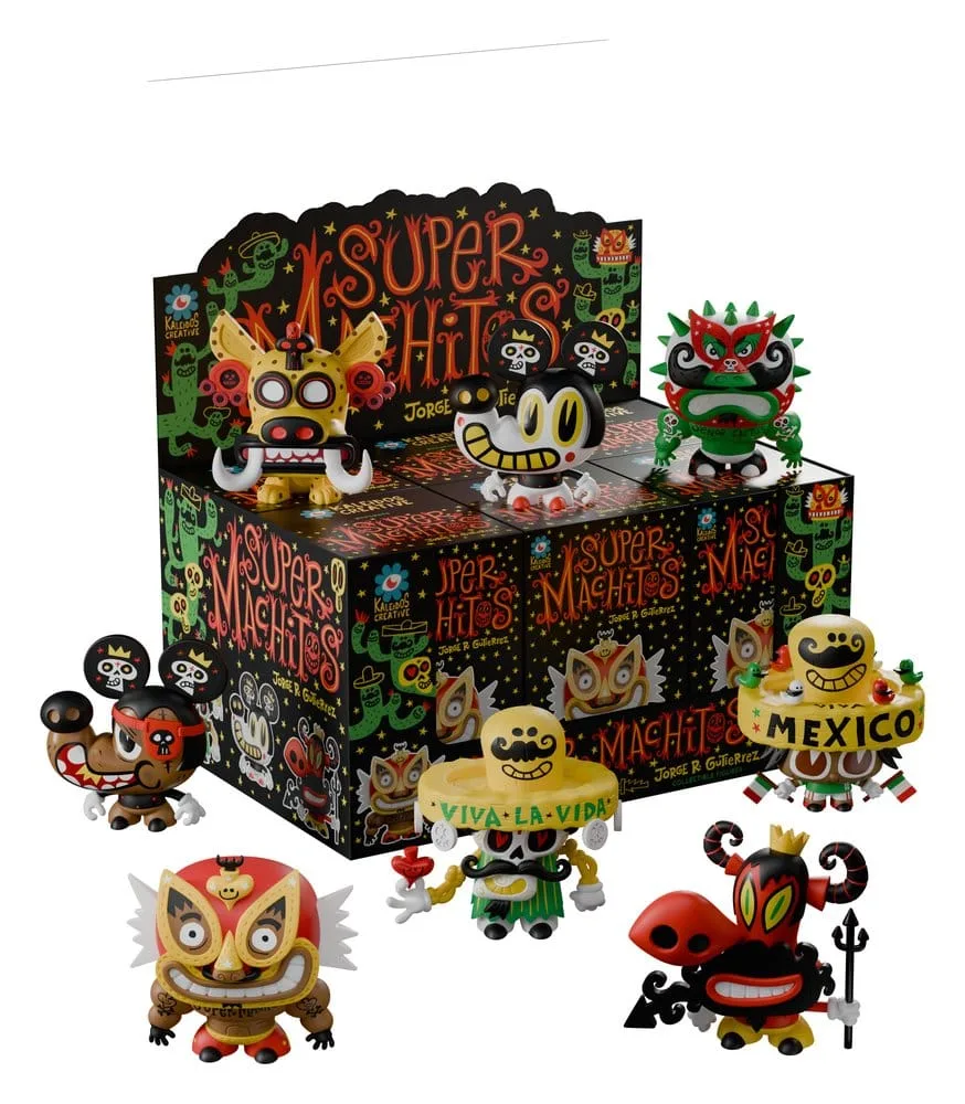 Super Machito Mini Figures – Series 1 Blind Box Display 6-Pack 10 cm 3