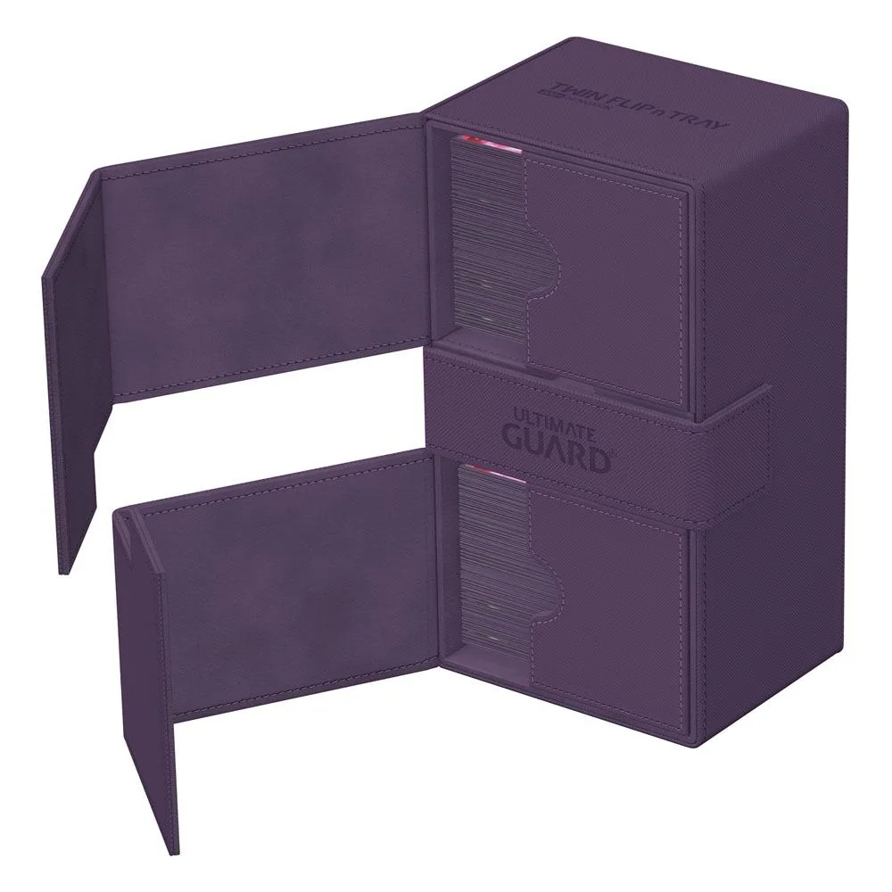 Ultimate Guard Deck Box – Twin Flip’n’Tray 200+ Xenoskin Purple 4
