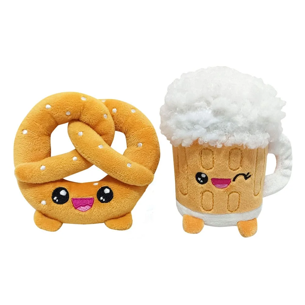 Yummis Together Plush Set – Pretzel and Beer with Takeaway Bag 2