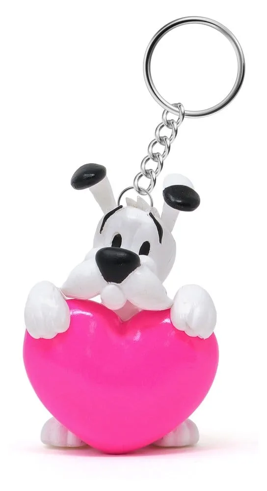 Asterix Keychain – Dogmatix Pink Heart