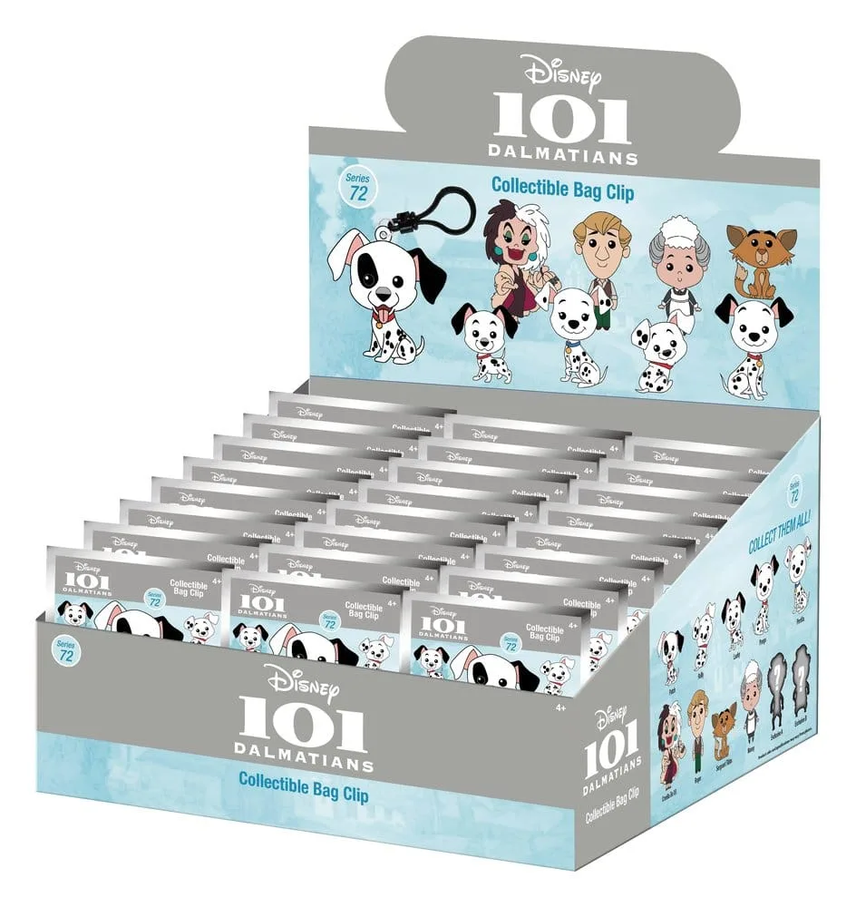 101 Dalmatians Bag Clips – Series 72 24-Bag Display