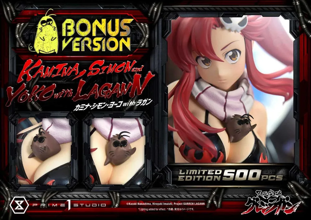 Gurren Lagann Statue – Team with Lagann Deluxe Bonus 1/4 97 cm 26