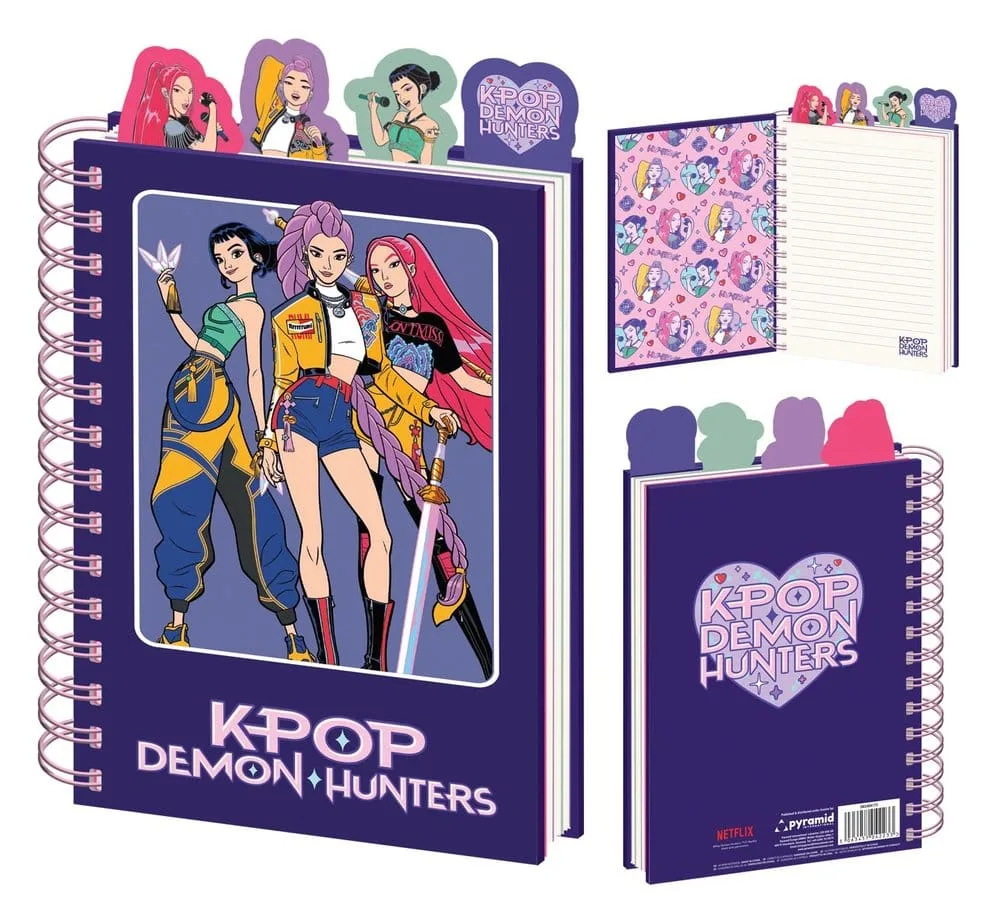 KPop Demon Hunters Notebook Display – Hunter/X A5 10-Pack