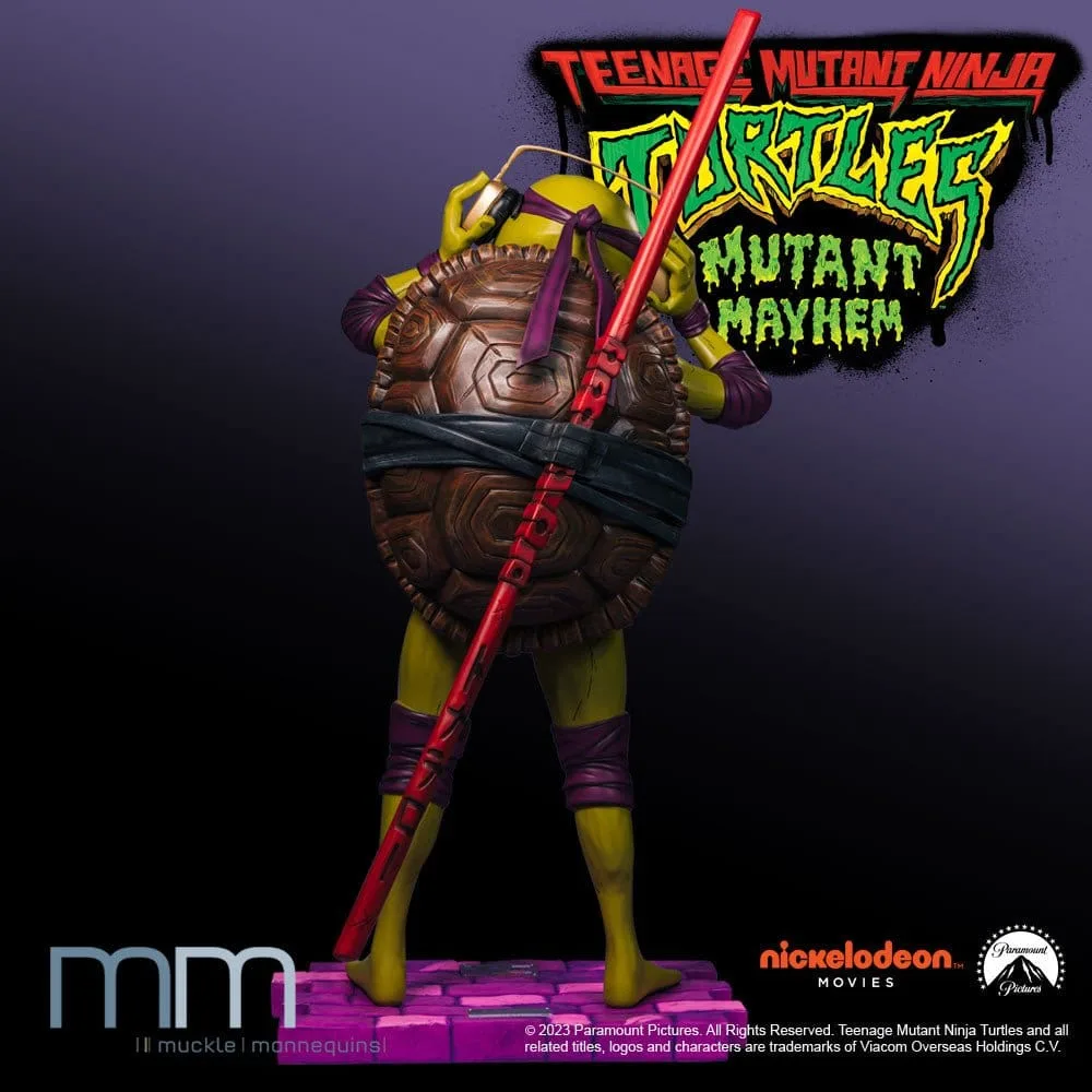 TMNT Mutant Mayhem Statue – Donatello in Lebensgröße 170 cm 2