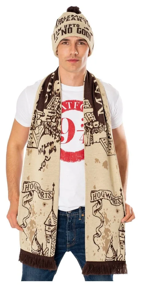 Harry Potter Scarf – Marauders Map Long Length 2