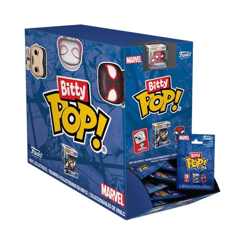 Spider-Man Vinyl Figures – Bitty Pop Display of 32 2.5 cm