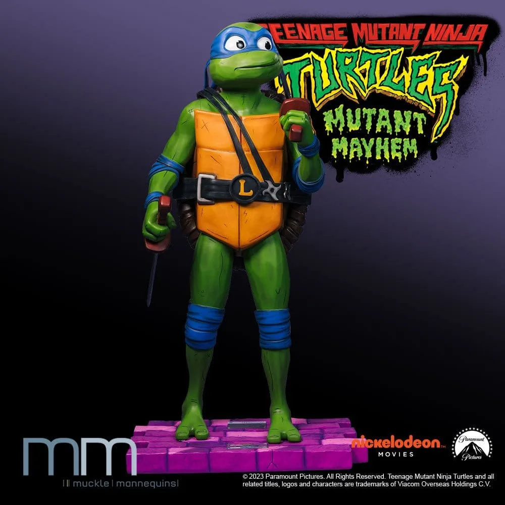 TMNT Mutant Mayhem Life-Size Statue – Leonardo 172 cm