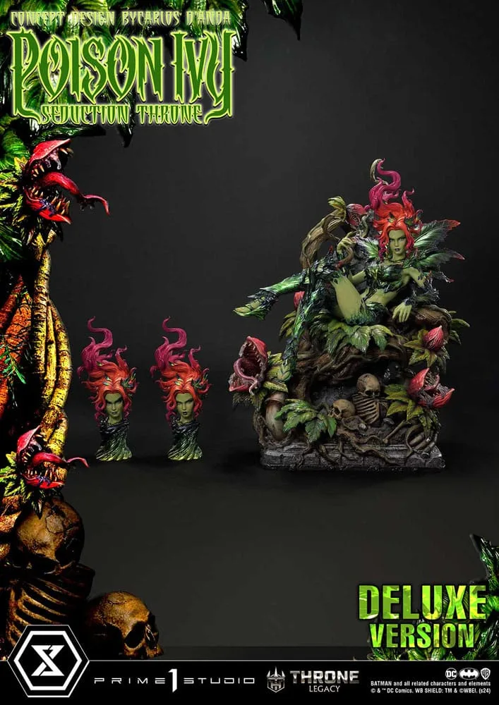 DC Comics Statue – Poison Ivy Seduction Throne Deluxe Bonus 55 cm 21