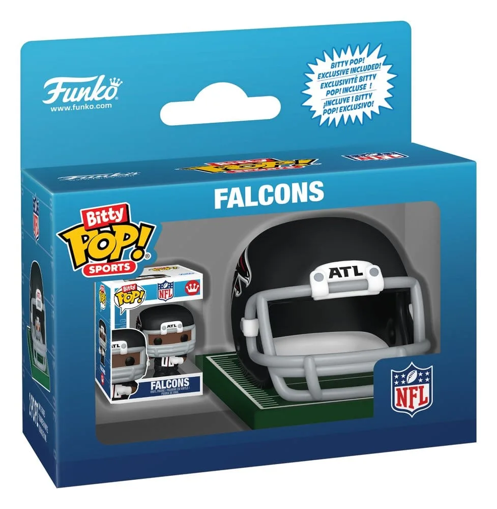NFL Vinyl Figures – Bitty Pop Helmets NFC Series 1 12-Pack 2 cm 12