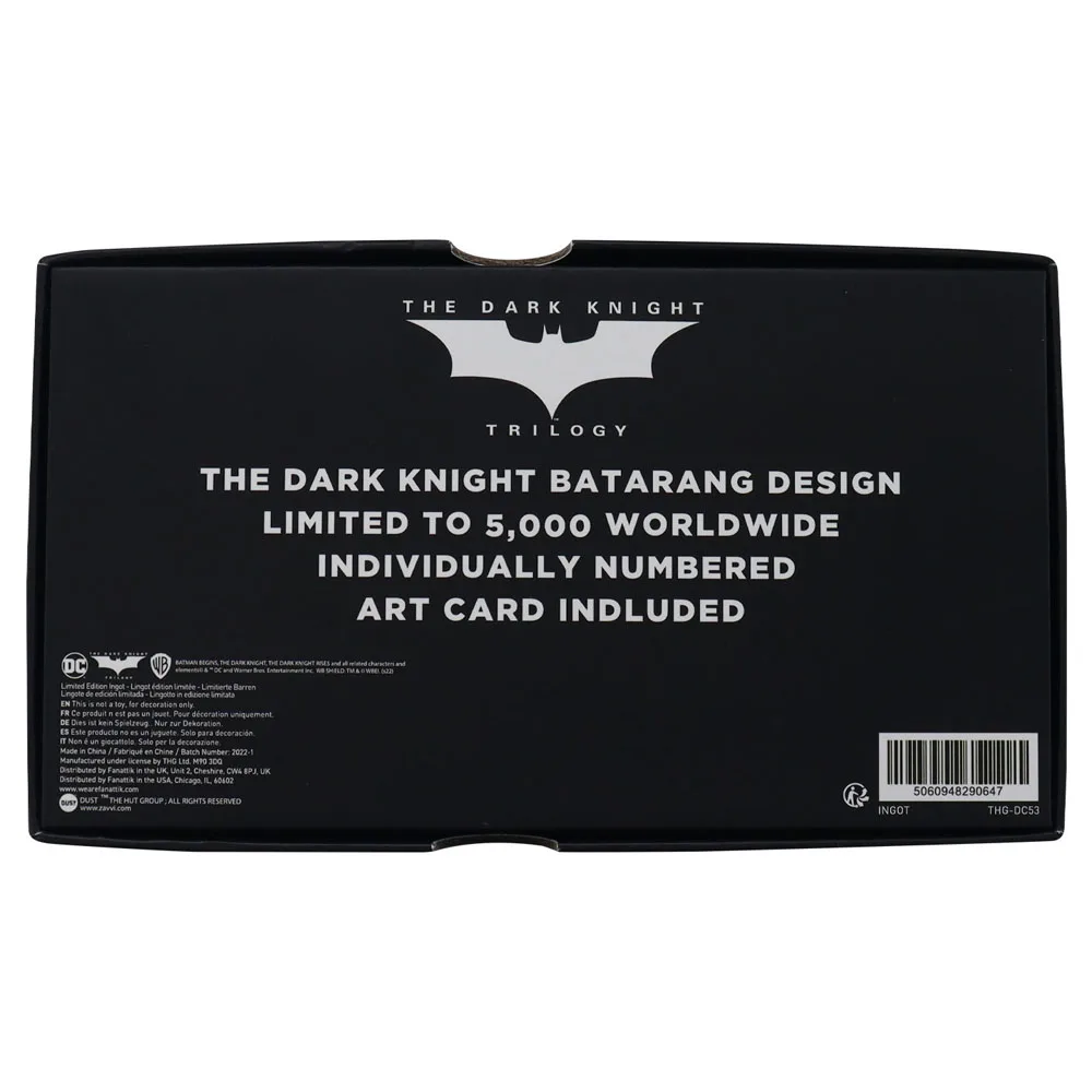 The Dark Knight replica – Batman Batarang genummerd 18,5 cm 4