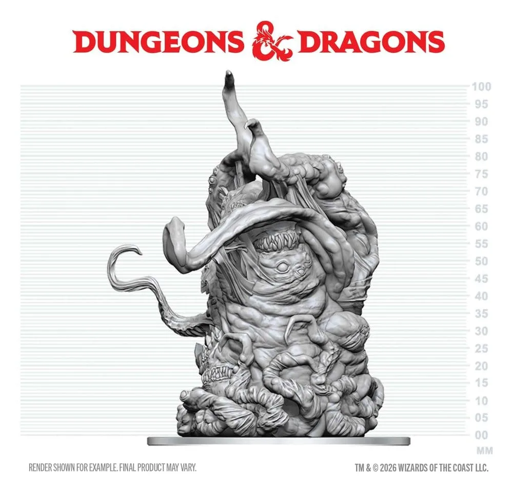 Dungeons & Dragons Unpainted Miniature – Shoggoth 20 cm 5