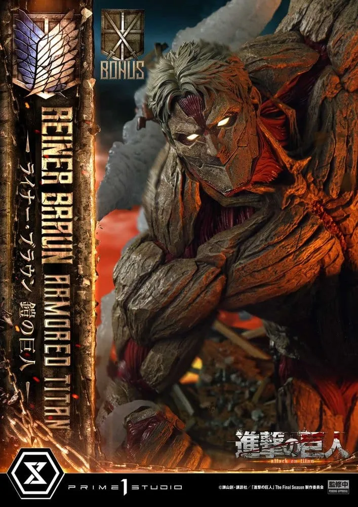 Attack on Titan Statue – Reiner Armored Titan Bonus Version 75 cm 4