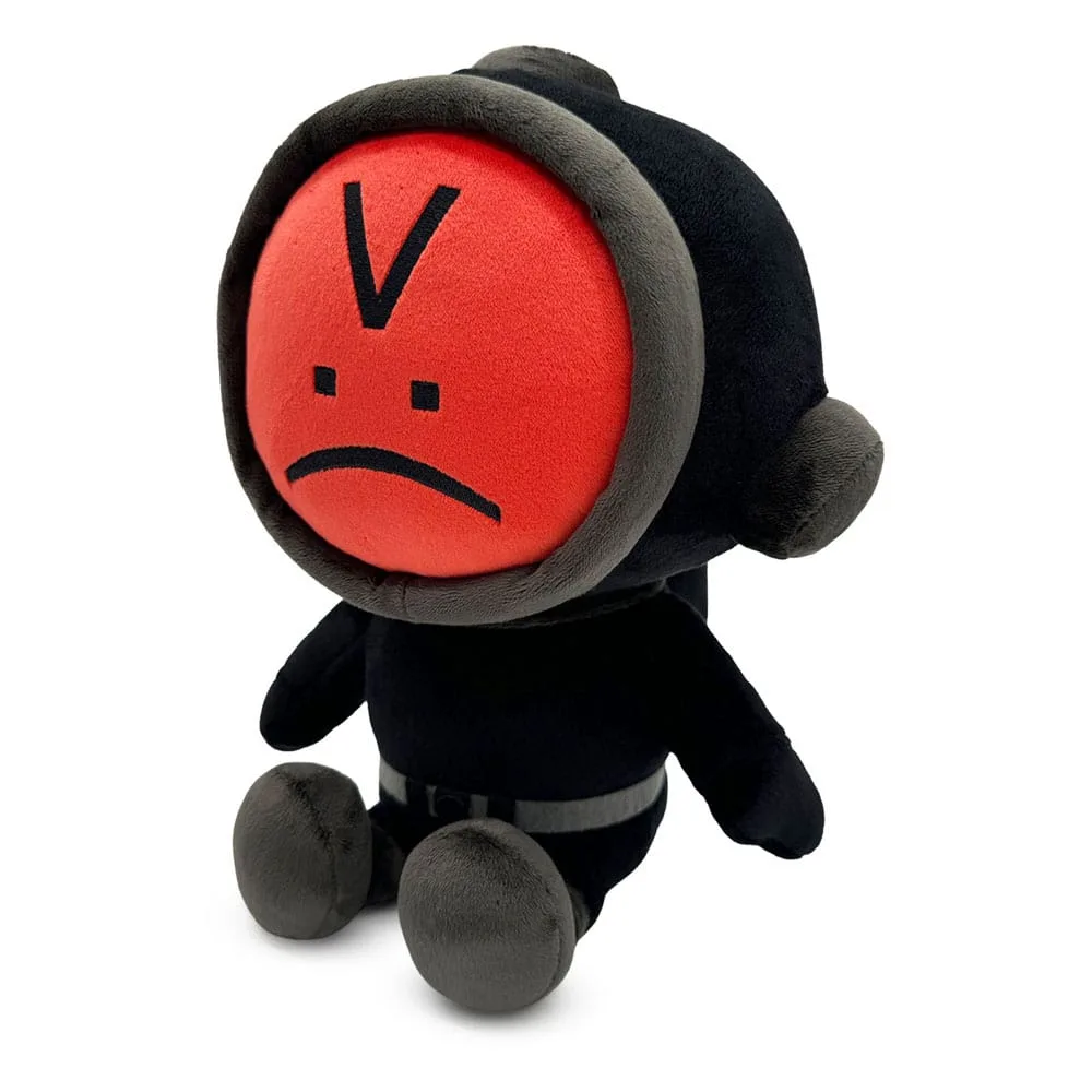 Content Warning Plush Figure – Red 22 cm 3