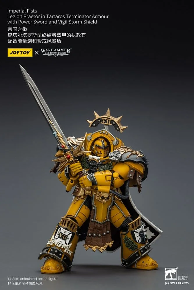 Warhammer Action Figure – Imperial Fists Legion Praetor 14 cm 8