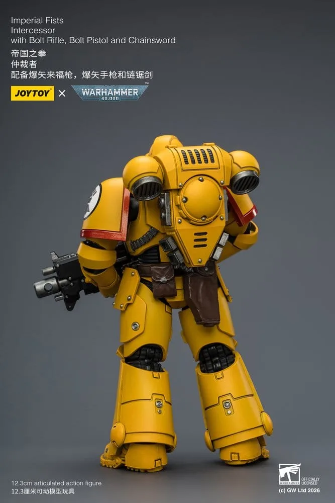 Warhammer 40K Action Figure – Imperial Fists Intercessor 12.3 cm 12