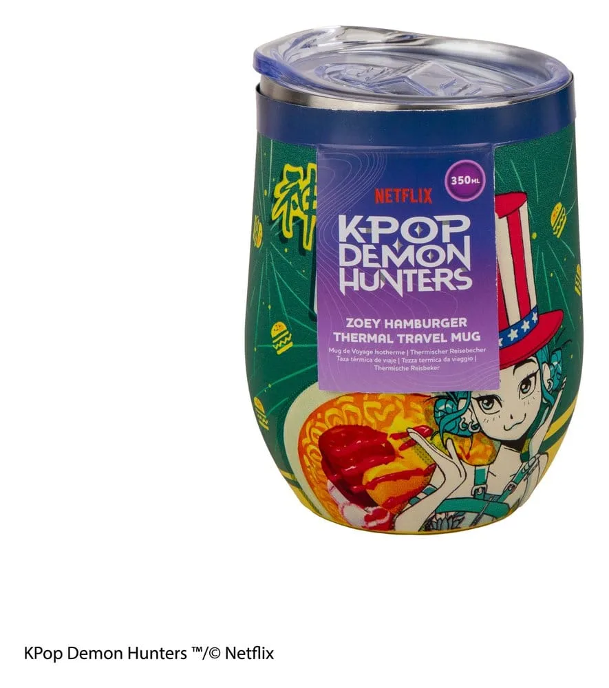 KPop Demon Hunters Travel Mug – Zoey Hamburger 350 ml 3