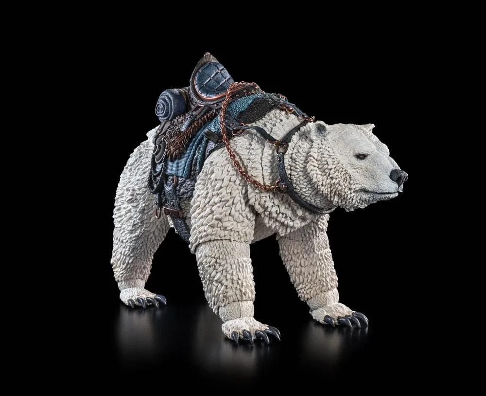 Mythic Legions Action Figure – Isbjorn Polar Bear Mount 5