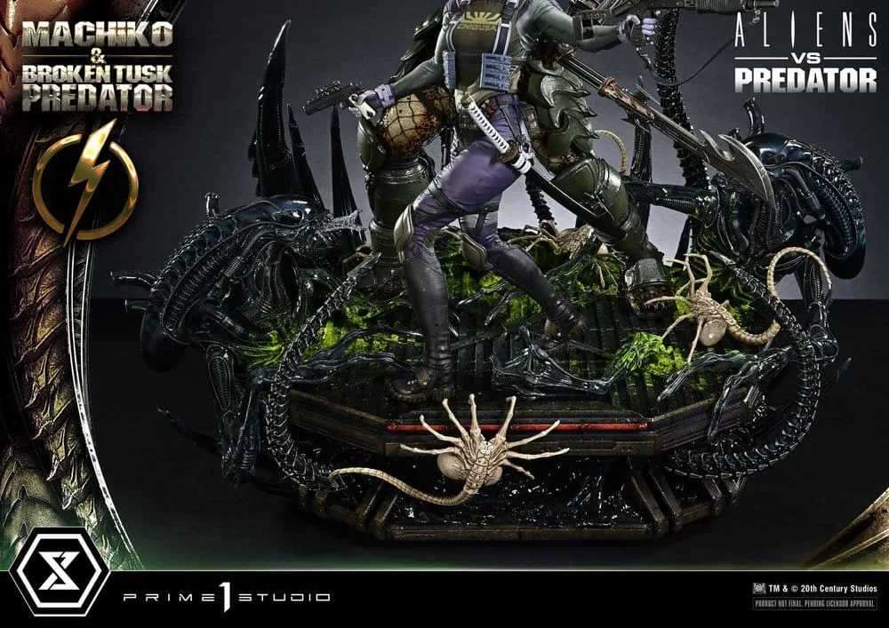Aliens vs. Predator Statue – Machiko & Broken Tusk 79 cm 25