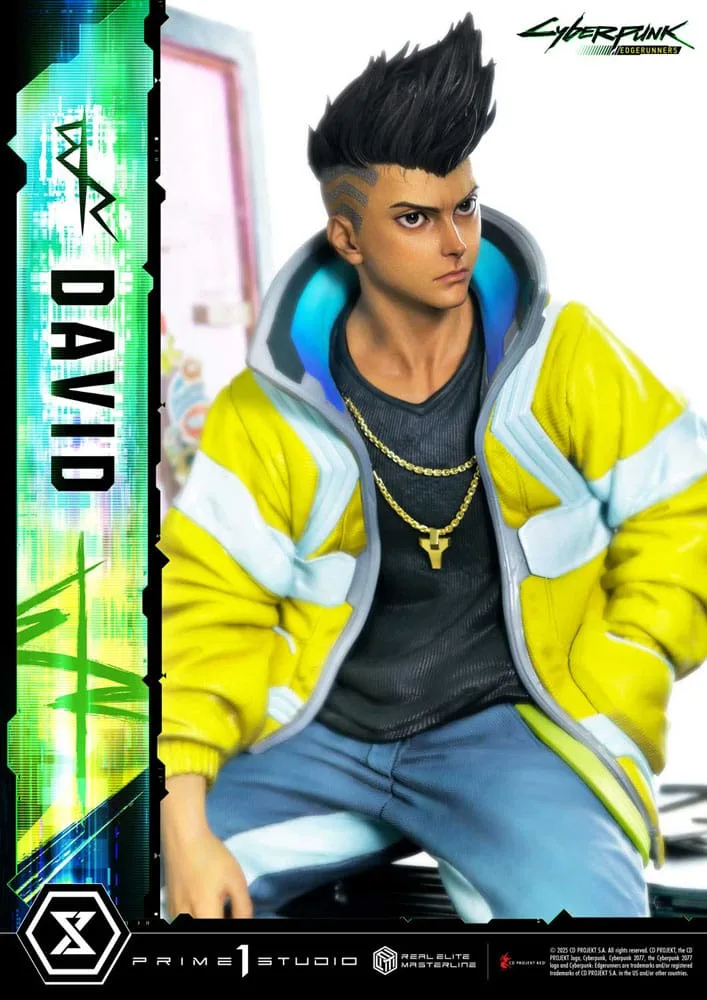 Cyberpunk Edgerunners Statue – David 1/4 Scale 58 cm 22