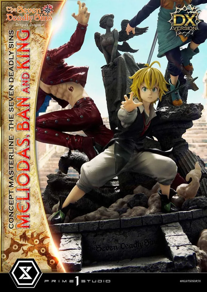 Seven Deadly Sins Statue – Meliodas Ban and King Deluxe 55 cm 20
