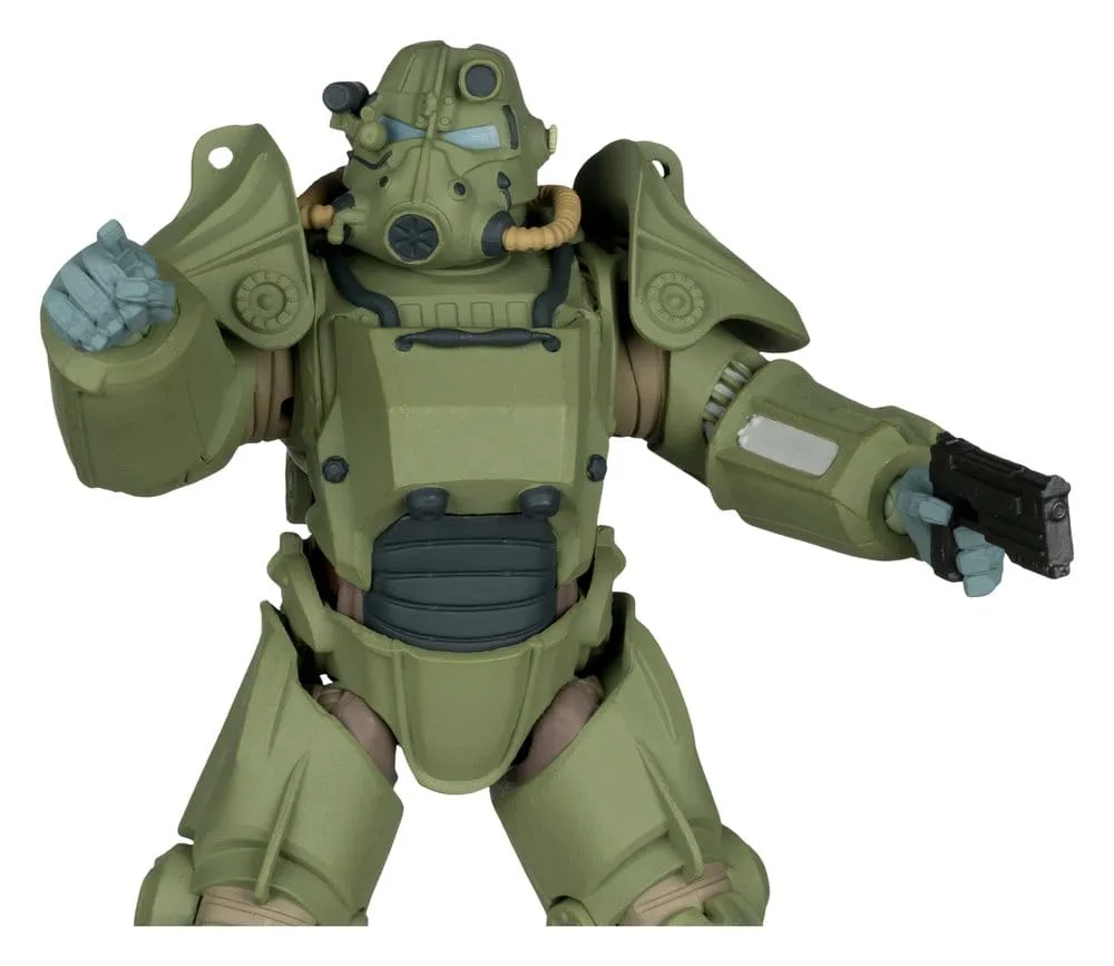Fallout 76 Action Figure – T-45 Red Platinum Edition 20 cm 3