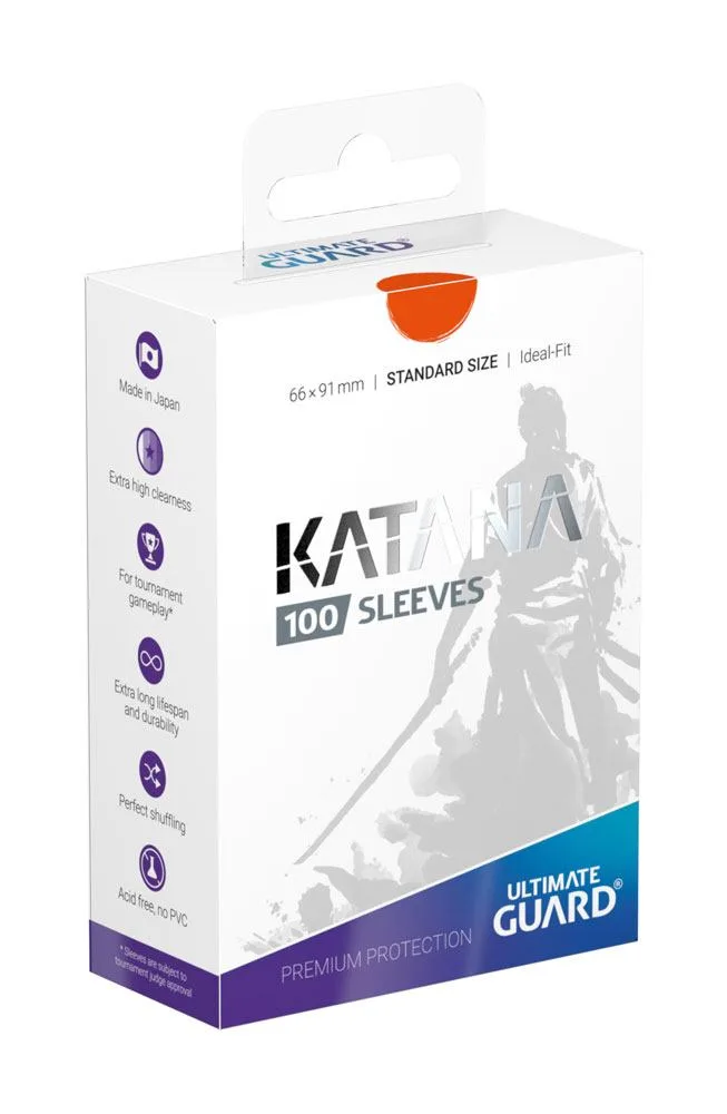 Ultimate Guard Card Sleeves – Katana Orange 100-Pack 66 x 91 mm 1