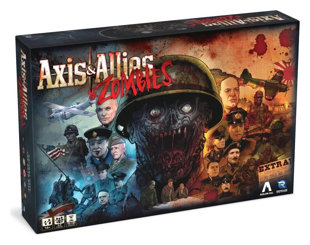 Axis & Allies & Zombies Board Game – English Edition