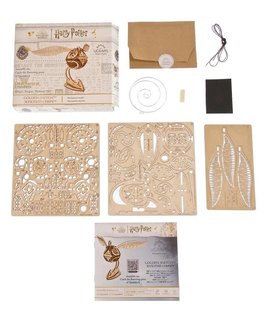 Harry Potter Houten Bouwpakket – Golden Snitch 19