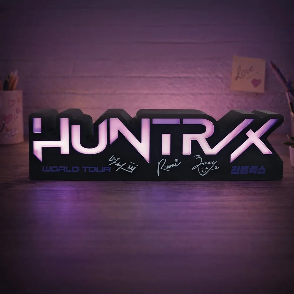 KPop Demon Hunters Lamp – Huntr/x Logo 3