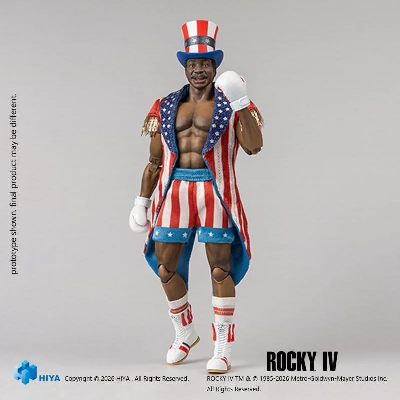 Rocky IV Action Figure – Apollo Creed 1/12 Scale 16 cm 3