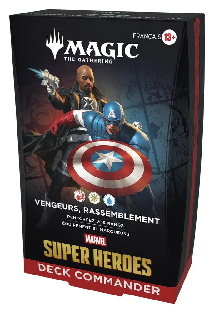 Magic the Gathering Commander Decks – Marvel French Case of 4 4