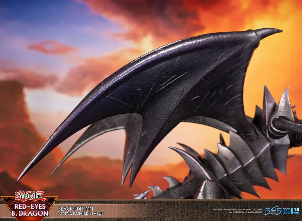 Yu-Gi-Oh! PVC Statue – Red-Eyes B. Dragon Black 33 cm 3