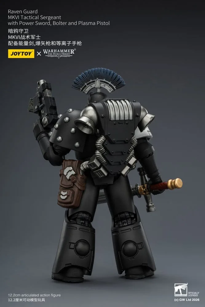 Warhammer 40,000 Figure – Raven Guard MkVI Sergeant 12.3 cm 4