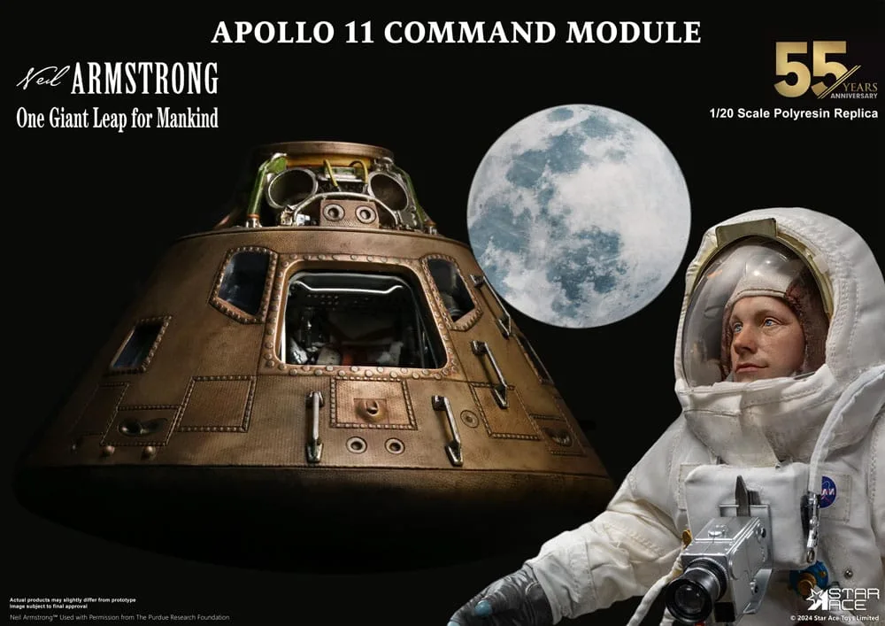 Apollo 11 Replica – Command Module DX 1/20 Scale 20 cm 12