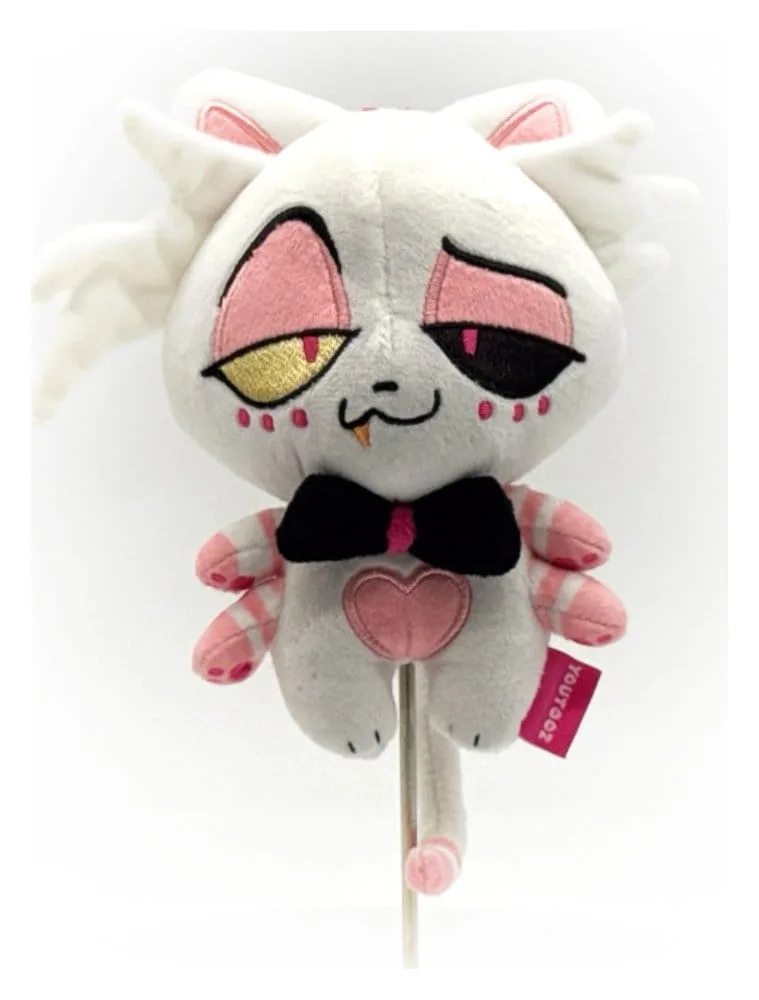 Hazbin Hotel Plush Keychain – Angel Dust Kitty 13 cm
