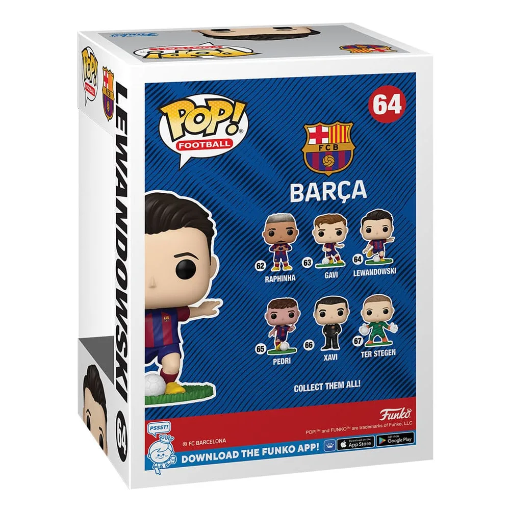 Barcelona Pop Football Figure – Lewandowski 9 cm 3